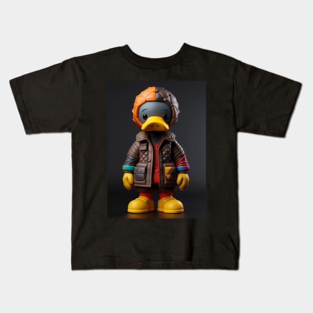 Kaws Hypebeast Duck Kids T-Shirt by CollSram